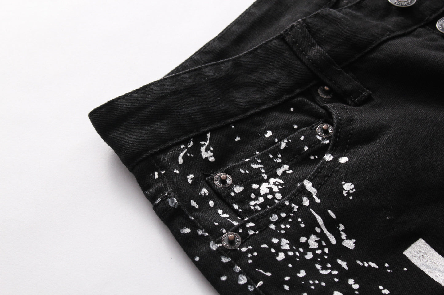 High Street Culture American Personality Elastic Denim