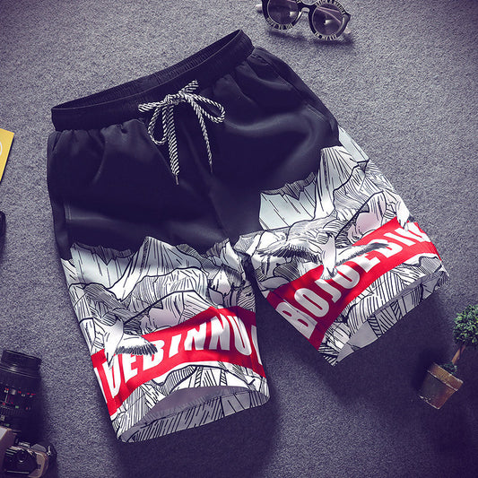 Korean large beach pants