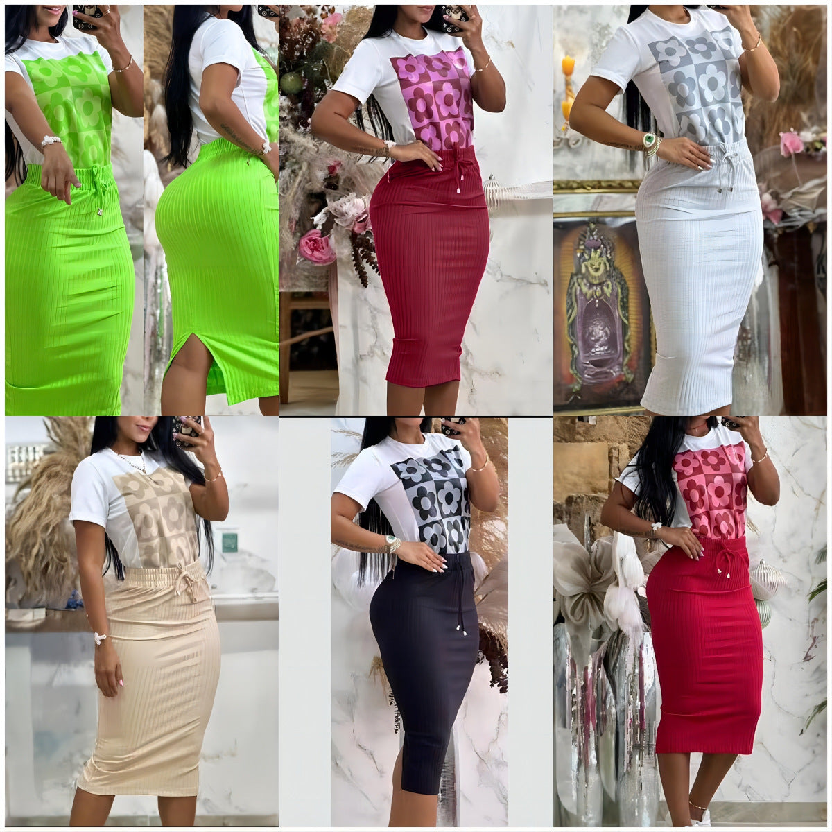 Women's Half Sleeve Casual Suit
